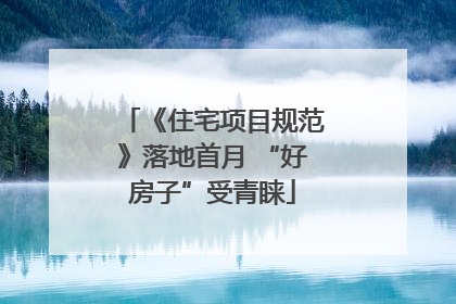 《住宅项目规范》落地首月 “好房子”受青睐