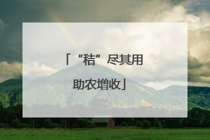 “秸”尽其用 助农增收