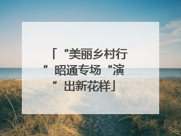 “美丽乡村行”昭通专场“演”出新花样