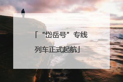 “岱岳号”专线列车正式起航