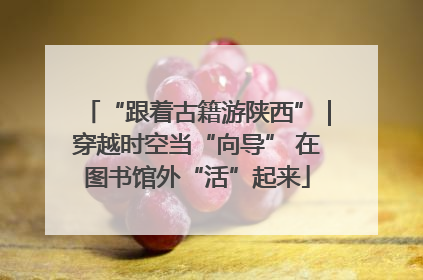“跟着古籍游陕西”｜穿越时空当“向导” 在图书馆外“活”起来