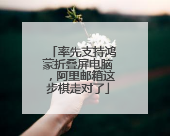 率先支持鸿蒙折叠屏电脑，阿里邮箱这步棋走对了