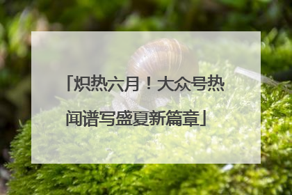 炽热六月！大众号热闻谱写盛夏新篇章
