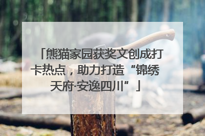 熊猫家园获奖文创成打卡热点，助力打造“锦绣天府·安逸四川”