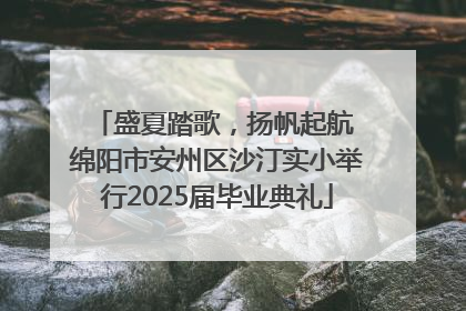 盛夏踏歌，扬帆起航 绵阳市安州区沙汀实小举行2025届毕业典礼