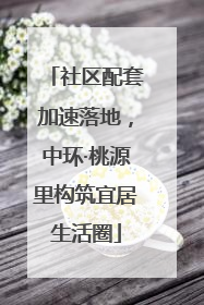 社区配套加速落地，中环·桃源里构筑宜居生活圈