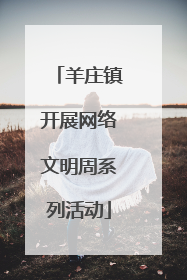 羊庄镇开展网络文明周系列活动