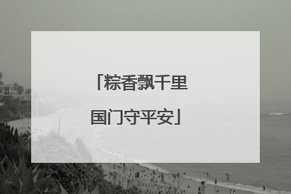 粽香飘千里 国门守平安
