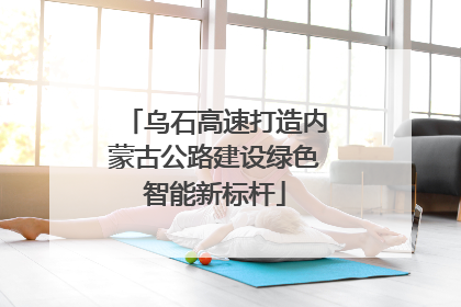 乌石高速打造内蒙古公路建设绿色智能新标杆