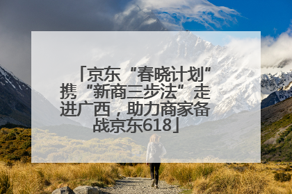 京东“春晓计划”携“新商三步法”走进广西，助力商家备战京东618