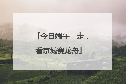 今日端午｜走，看京城赛龙舟