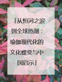 从恒河之滨到全球热潮：瑜伽现代化的文化蝶变与中国启示