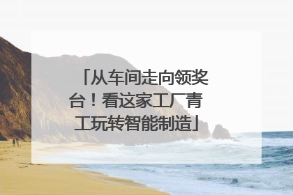 从车间走向领奖台！看这家工厂青工玩转智能制造