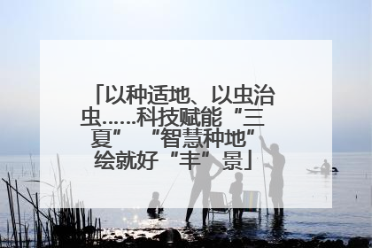以种适地、以虫治虫……科技赋能“三夏” “智慧种地”绘就好“丰”景
