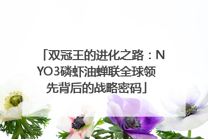 双冠王的进化之路：NYO3磷虾油蝉联全球领先背后的战略密码