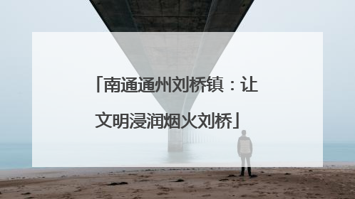 南通通州刘桥镇：让文明浸润烟火刘桥