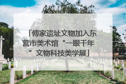 傅家遗址文物加入东营市美术馆“一眼千年”文物科技美学展