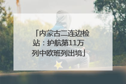 内蒙古二连边检站：护航第11万列中欧班列出境