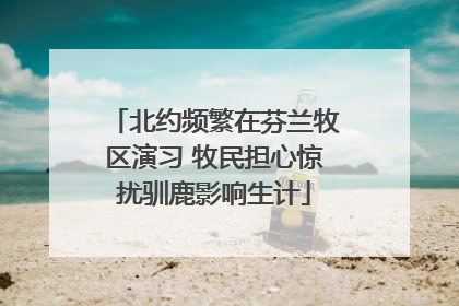 北约频繁在芬兰牧区演习 牧民担心惊扰驯鹿影响生计