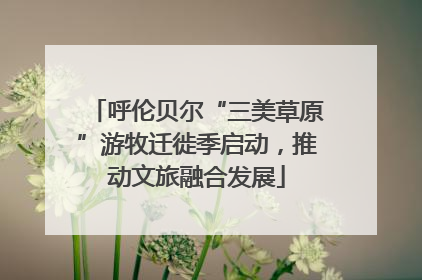 呼伦贝尔“三美草原”游牧迁徙季启动，推动文旅融合发展