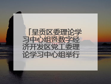 呈贡区委理论学习中心组暨数字经济开发区党工委理论学习中心组举行2025年第七次学习会议