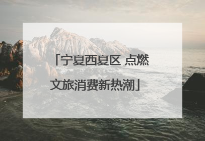 宁夏西夏区 点燃文旅消费新热潮