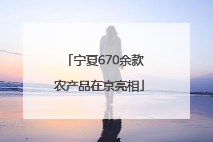 宁夏670余款农产品在京亮相