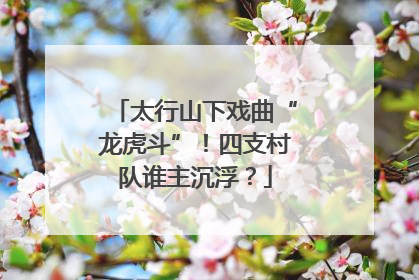 太行山下戏曲“龙虎斗”！四支村队谁主沉浮？