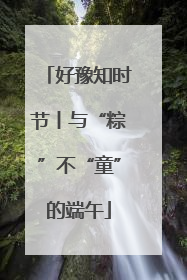 好豫知时节丨与“粽”不“童”的端午