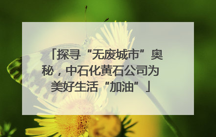 探寻“无废城市”奥秘，中石化黄石公司为美好生活“加油”