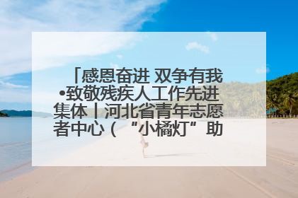 感恩奋进 双争有我•致敬残疾人工作先进集体丨河北省青年志愿者中心（“小橘灯”助残接力计划实施团队）：用温暖陪伴，守护特殊孩子成长