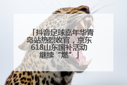 抖音足球嘉年华青岛站热烈收官，京东618山东国补活动继续“燃”