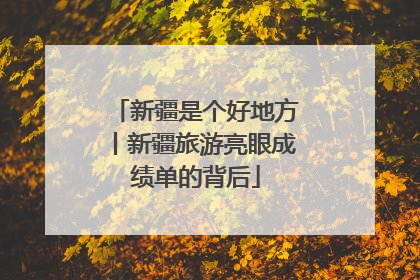 新疆是个好地方丨新疆旅游亮眼成绩单的背后