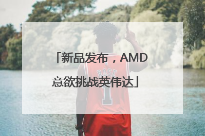 新品发布，AMD意欲挑战英伟达