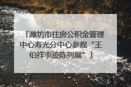 潍坊市住房公积金管理中心寿光分中心参观“王伯祥事迹陈列展”