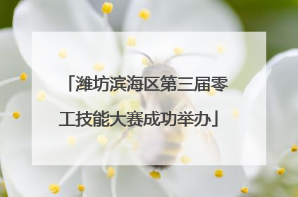 潍坊滨海区第三届零工技能大赛成功举办
