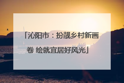 沁阳市：扮靓乡村新画卷 绘就宜居好风光