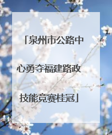 泉州市公路中心勇夺福建路政技能竞赛桂冠