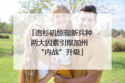 洛杉矶惊现新兵种 两大因素引爆加州“内战”升级