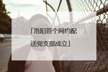 洛阳首个网约配送党支部成立