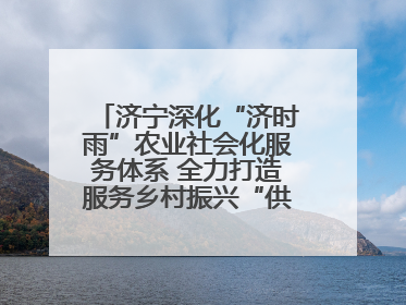 济宁深化“济时雨”农业社会化服务体系 全力打造服务乡村振兴“供销样板”