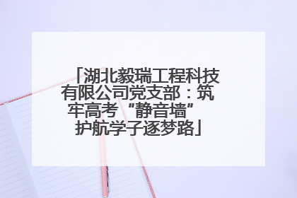 湖北毅瑞工程科技有限公司党支部：筑牢高考“静音墙” 护航学子逐梦路