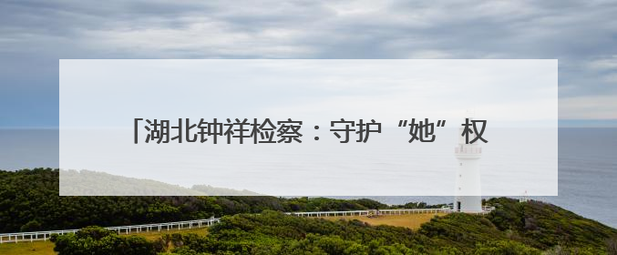 湖北钟祥检察：守护“她”权益，让宝妈们安心“坐月子”
