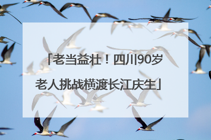 老当益壮！四川90岁老人挑战横渡长江庆生
