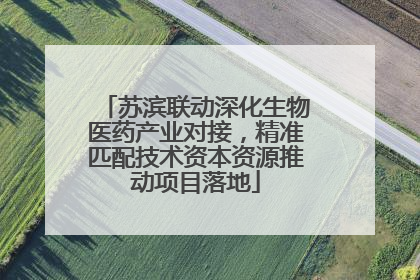 苏滨联动深化生物医药产业对接，精准匹配技术资本资源推动项目落地