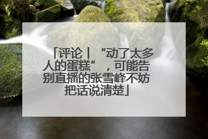 评论丨“动了太多人的蛋糕”，可能告别直播的张雪峰不妨把话说清楚