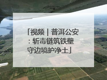 视频｜普洱公安：斩毒链筑铁壁 守边境护净土