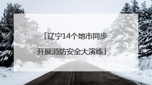 辽宁14个地市同步开展消防安全大演练