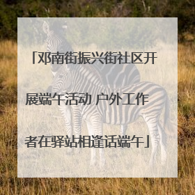 邓南街振兴街社区开展端午活动 户外工作者在驿站相逢话端午