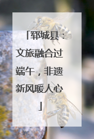 郓城县：文旅融合过端午，非遗新风暖人心